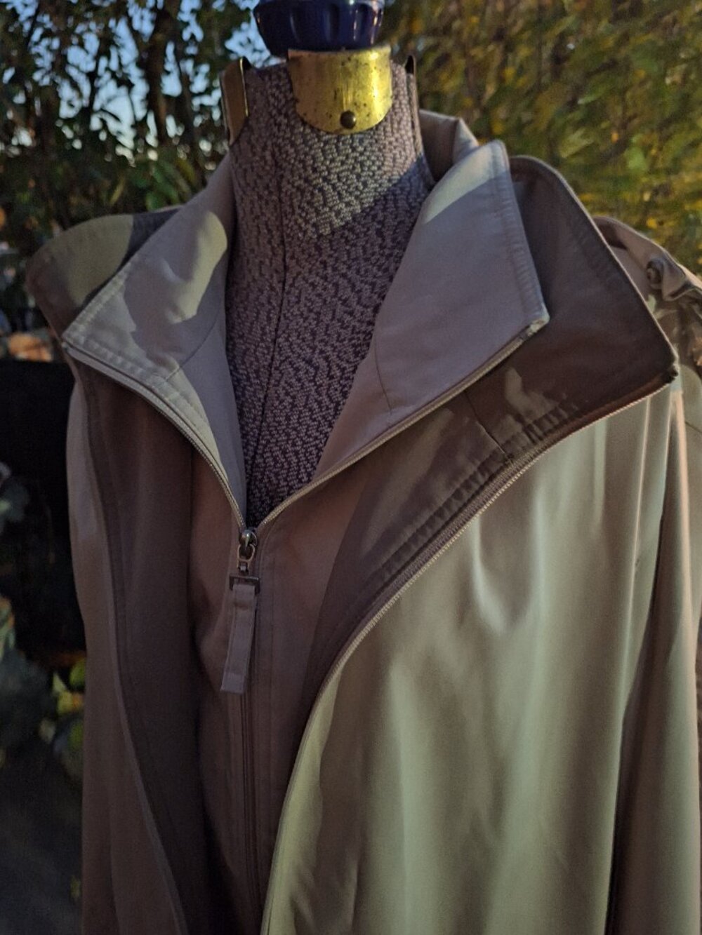 Women's Fall Jacket Liz Claiborne Size 2X Beige